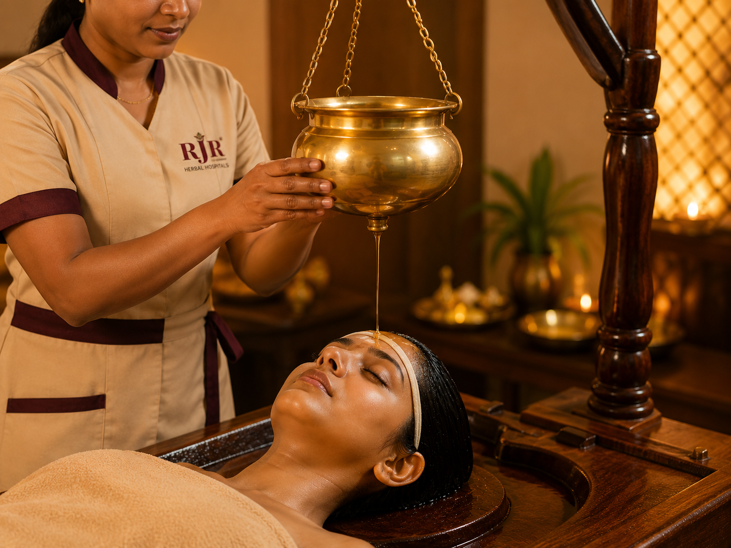 Shirodhara - RJR Herbal Hospitals